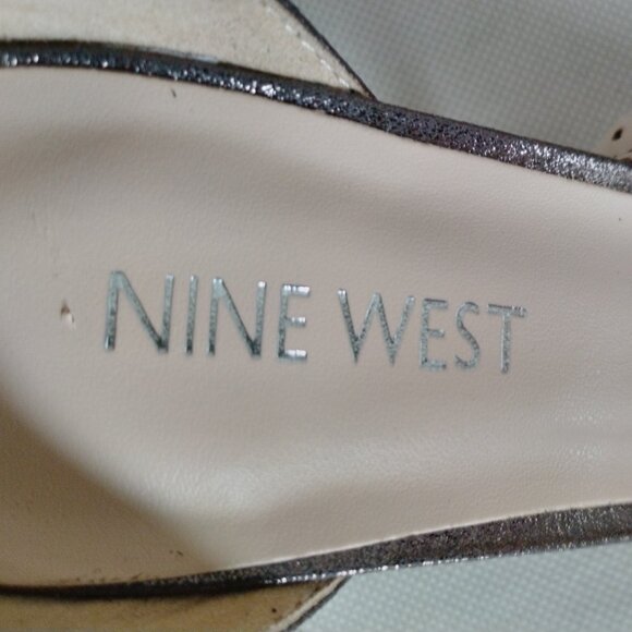 Bronze Metallic Strappy High-Heel Sandals NWOT - Picture 6 of 7